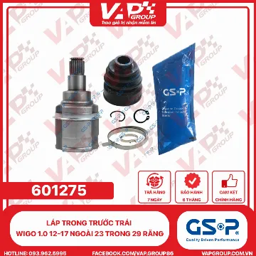 GSP Láp Trong Trước Trái Wigo 1.0 12-17 Ngoài 23 Trong 29 Răng