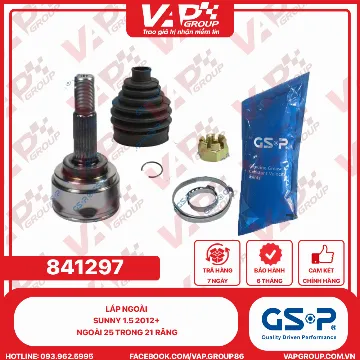 GSP Láp Ngoài Sunny 1.5 2012+ Ngoài 25 Trong 21 Răng