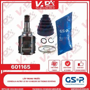 GSP LÁP trong trước Corolla Altis 1.8 10-14 Ngoài 20 trong 25 răng