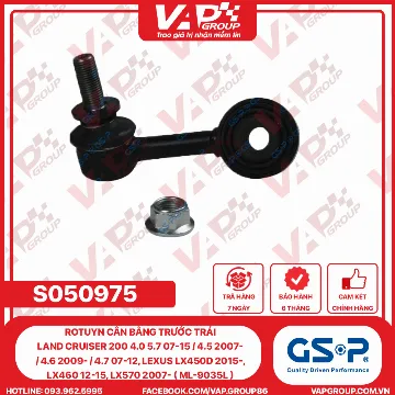 Rotuyn Cân Bằng Trước Trái Land Cruiser 200 4.0 5.7 07-15 / 4.5 2007- / 4.6 2009- / 4.7 07-12, Lexus Lx450D 2015-, Lx460 12-15, Lx570 2007- ( ML-9035L )