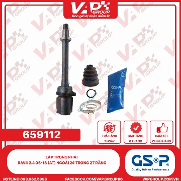 GSP LÁP trong phải RAV4 2.4 05-13 (AT) Ngoài 24 trong 27 răng