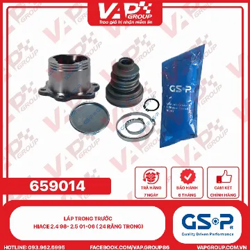 GSP LÁP TRONG TRƯỚC HIACE 2.4 98- 2.5 01-06 ( 24 RĂNG TRONG)