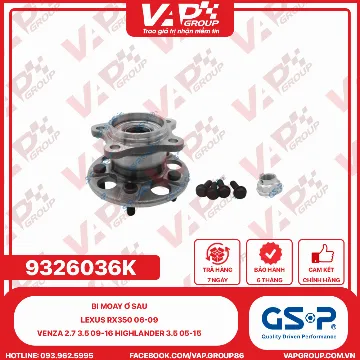 GSP Bi Moay Ơ Sau Lexus Rx350 06-09, Venza 2.7 3.5 09-16 Highlander 3.5 05-15