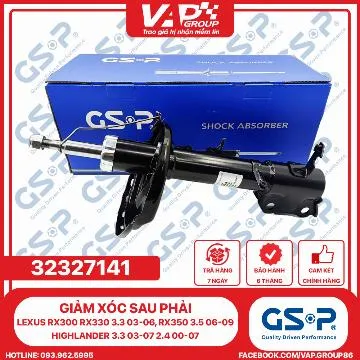 GSP Giảm xóc Sau Phải LEXUS RX300 RX330 3.3 03-06, RX350 3.5 06-09 Highlander 3.3 03-07 2.4 00-07,