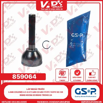 GSP LÁP ngoài trước LAND cruiser 4.2 4.5 FZJ80 HZJ80 1FZFE 1HZFE 90-98 răng ngoài 30 răng trong 24