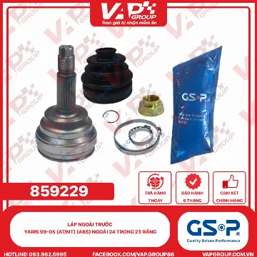 GSP LÁP ngoài trước Yaris 99-05 (AT/MT) (ABS) Ngoài 24 trong 23 răng