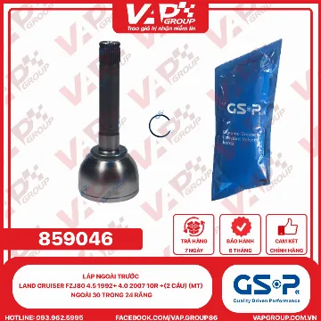 GSP LÁP ngoài trước Land Cruiser FZJ80 4.5 1992+ 4.0 2007 1GR +(2 cầu) (MT) Ngoài 30 trong 24 răng