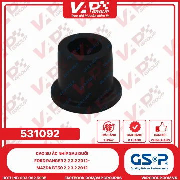 GSP Cao Su Ắc Nhíp Sau Dưới FORD Ranger 2.2 3.2 2012- MAZDA Bt50 2.2 3.2 2012