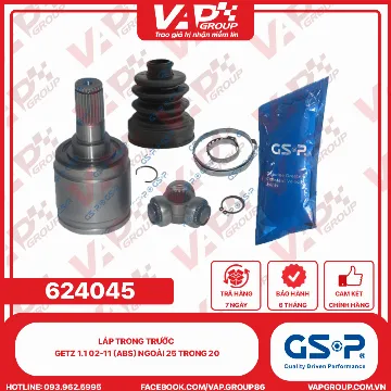 GSP Láp Trong Trước Getz 1.1 02-11 (Abs) Ngoài 25 Trong 20