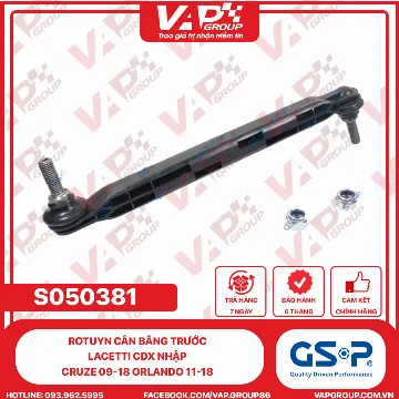 GSP Rotuyn cân bằng trước Lacetti CDX nhập, Cruze 09-18 Orlando 11-18
