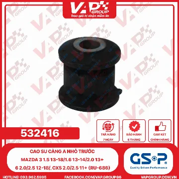 GSP Cao Su Càng A Nhỏ Trước Mazda 3 1.5 13-18/1.6 13-14/2.0 13+, 6 2.0/2.5 12-18/, Cx5 2.0/2.5 11+ (RU-686)