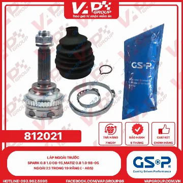 GSP Láp Ngoài Trước Spark 0.8 1.0 08-15, Matiz 0.8 1.0 98-05 Ngoài 23 Trong 19 Răng ( - Abs)