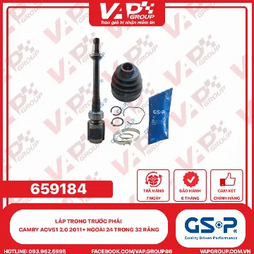 GSP LÁP trong trước phải Camry ACV51 2.0 2011+ Ngoài 24 trong 32 răng