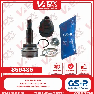 GSP LÁP NGOÀI SAU RAV4 2.0 09-13 2.2 05-10 RĂNG NGOÀI 26 RĂNG TRONG 18