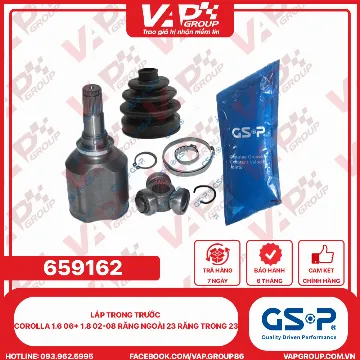 GSP LÁP TRONG TRƯỚC COROLLA 1.6 06+ 1.8 02-08 RĂNG NGOÀI 23 RĂNG TRONG 23