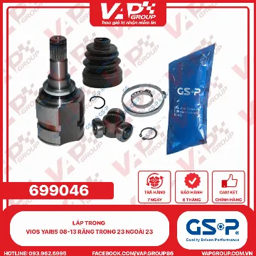GSP Láp Trong Vios YARIS 08-13 Răng Trong 23 Ngoài 23