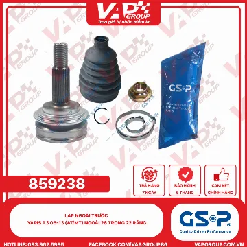 GSP LÁP ngoài trước Yaris 1.3 05-13 (AT/MT) Ngoài 26 trong 22 răng