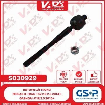 GSP Rotuyn Lái Trong Nissan X-Trail T32 2.0 2.5 2014+ , Qashqai J11R 2.0 2015+