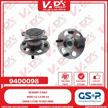 GSP Bi Moay Ơ Sau Vios 1.5 07-13, Yaris 1.3 07-13 (KO ABS)