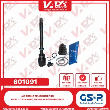 GSP LÁP TRONG TRƯỚC BÊN PHẢI RAV4 2.2 12+ RĂNG TRONG 24 RĂNG NGOÀI 27