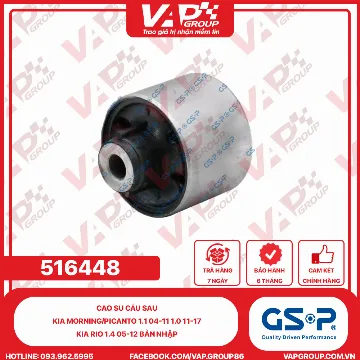 GSP Cao Su Cầu Sau Kia Morning/Picanto 1.1 04-11 1.0 11-17, Kia Rio 1.4 05-12 Bản Nhập