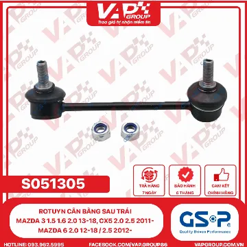 GSP Rotuyn Cân Bằng Sau Trái Mazda 3 1.5 1.6 2.0 13-18, Cx5 2.0 2.5 2011-, Mazda 6 2.0 12-18 / 2.5 2012-