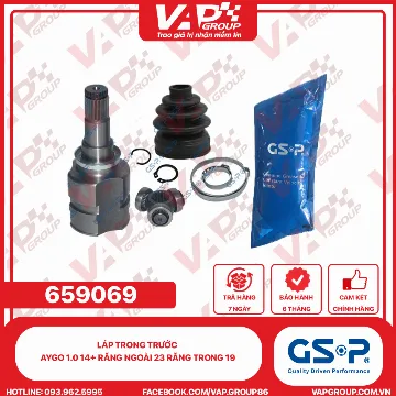 GSP LÁP TRONG TRƯỚC AYGO 1.0 14+ RĂNG NGOÀI 23 RĂNG TRONG 19