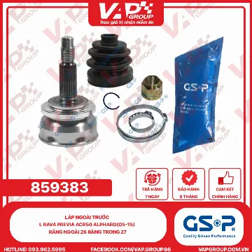 GSP LÁP ngoài trước L RAV4 PREVIA ACR50 ALPHARD(05-15) răng ngoài 26 răng trong 27