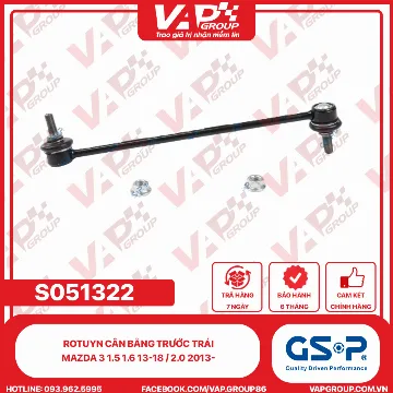 GSP Rotuyn Cân Bằng Trước Trái Mazda 3 1.5 1.6 13-18 / 2.0 2013-