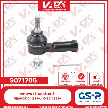 GSP Rotuyn Lái Ngoài PHẢI Grand I10 1.2 14+, I10 1.0 1.2 13+