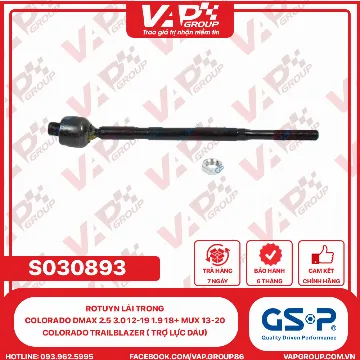 GSP Rotuyn lái trong Colorado Dmax 2.5 3.0 12-19 1.9 18+ MUX 13-20 Colorado Trailblazer ( trợ lực dầu)