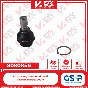GSP Rotuyn trụ đứng trước dưới Navara D40 D23 2007+ (Chốt 24)