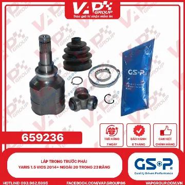 GSP LÁP trong trước phải Yaris 1.5 VIOS 2014+ Ngoài 20 trong 23 răng