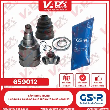 GSP LÁP TRONG TRƯỚC L COROLLA 1.6 91-00 RĂNG TRONG 23 RĂNG NGOÀI 23