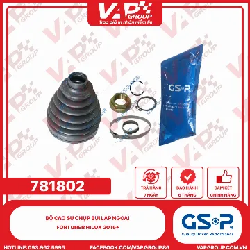 GGSP BỘ CAO SU chụp bụi LÁP ngoài Fortuner Hilux 2015+