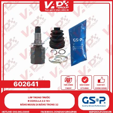 GSP LÁP trong trước R Corolla 2.0 19+ răng ngoài 24 răng trong 32