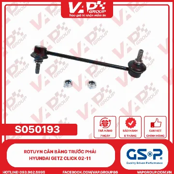 GSP Rotuyn cân bằng trước Phải Hyundai Getz Click 02-11