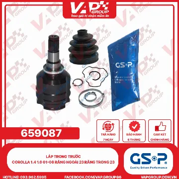 GSP LÁP TRONG TRƯỚC COROLLA 1.4 1.6 01-08 RĂNG NGOÀI 23 RĂNG TRONG 23