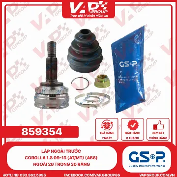 GSP LÁP ngoài trước Corolla 1.8 09-13 (AT/MT) (ABS) Ngoài 26 trong 30 răng