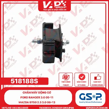 GSP Chân máy động cơ Ford Ranger 3.0 05-11, Mazda BT50 2.5 3.0 06-13
