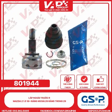 GSP LÁP ngoài trước R Mazda 2 1.5 18+ răng ngoài 26 răng trong 29