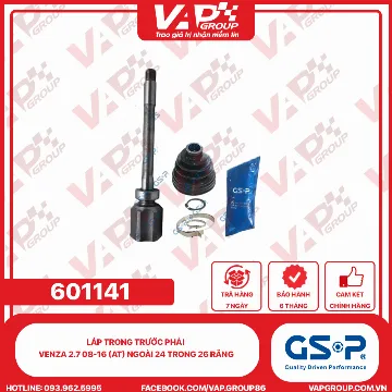 GSP LÁP trong trước phải Venza 2.7 08-16 (AT) Ngoài 24 trong 26 răng