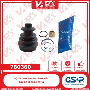 GSP BỘ CAO SU chụp bụi LÁP ngoài CRV 2.0 14-19 2.4 07-18
