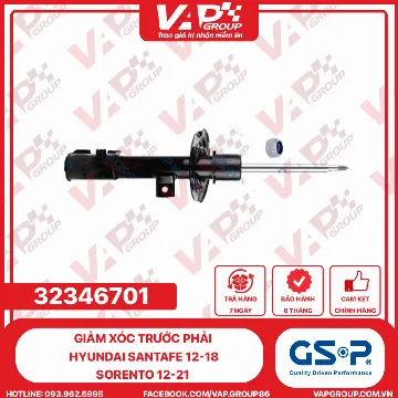 GSP Giảm Xóc Trước Phải Hyundai Santafe 12-18, Sorento 12-21