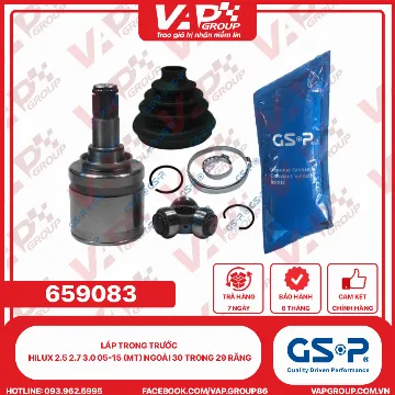 GSP LÁP trong trước Hilux 2.5 2.7 3.0 05-15 (MT) Ngoài 30 trong 29 răng