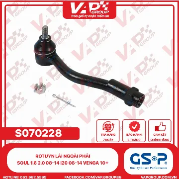 GSP Rotuyn Lái Ngoài Phải Soul 1.6 2.0 08-14 i20 08-14 Venga 10+