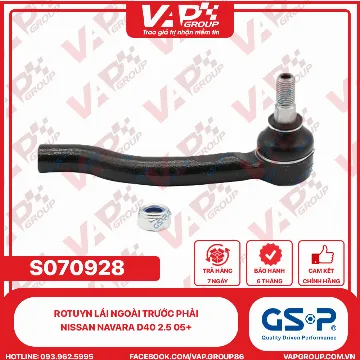 GSP Rotuyn Lái Ngoài Trước Phải Nissan Navara d40 2.5 05+