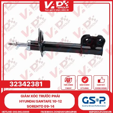 GSP Giảm Xóc Trước Phải Hyundai Santafe 10-12, Sorento 09-14