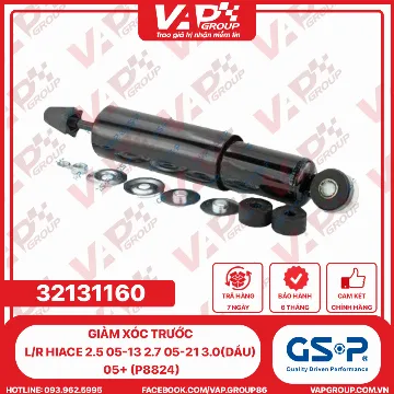 GSP Giảm Xóc Trước L/R Hiace 2.5 05-13 2.7 05-21 3.0(Dầu) 05+ (P8824)