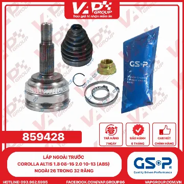 GSP LÁP ngoài trước COROLLA Altis 1.8 08-16 2.0 10-13 (ABS) Ngoài 26 trong 32 răng